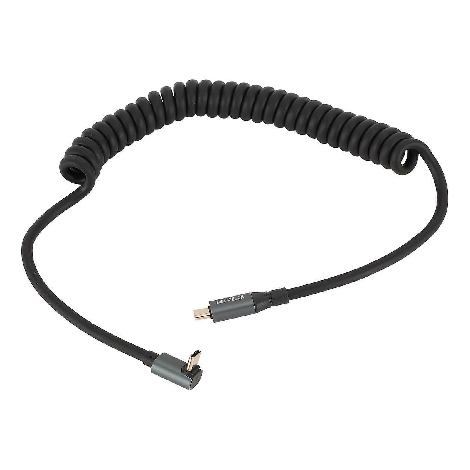 USB C to USB C Cable PD100W Fast Charging 20Gbps Data Transfer 8K Video Thunderbolt 3 Spring Design