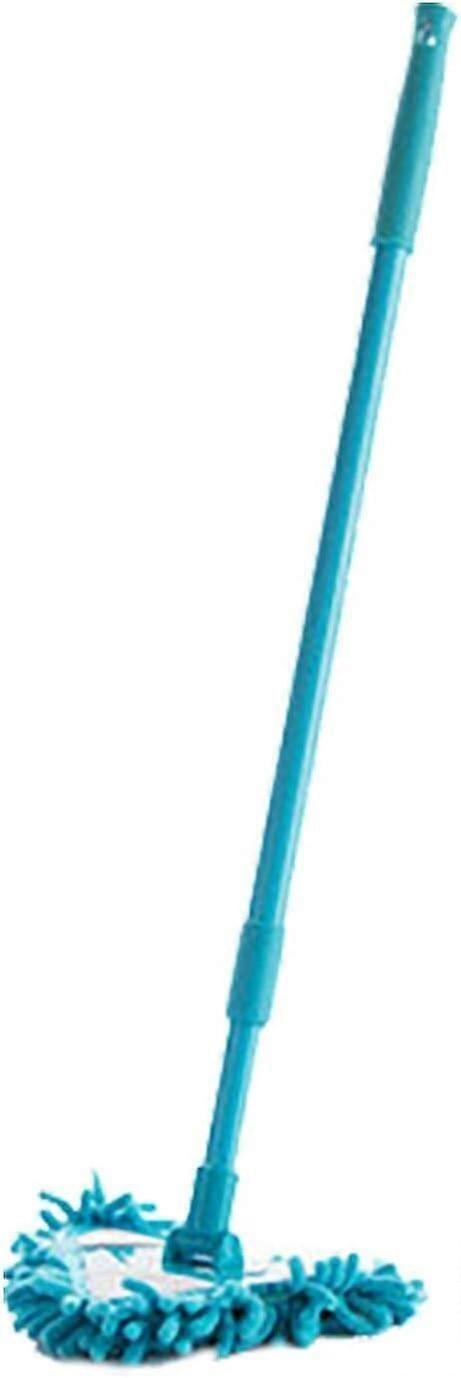 Microfiber Mop with 180° Rotatable Head and Adjustable Telescopic Handle for Floor and Wall Cleaning