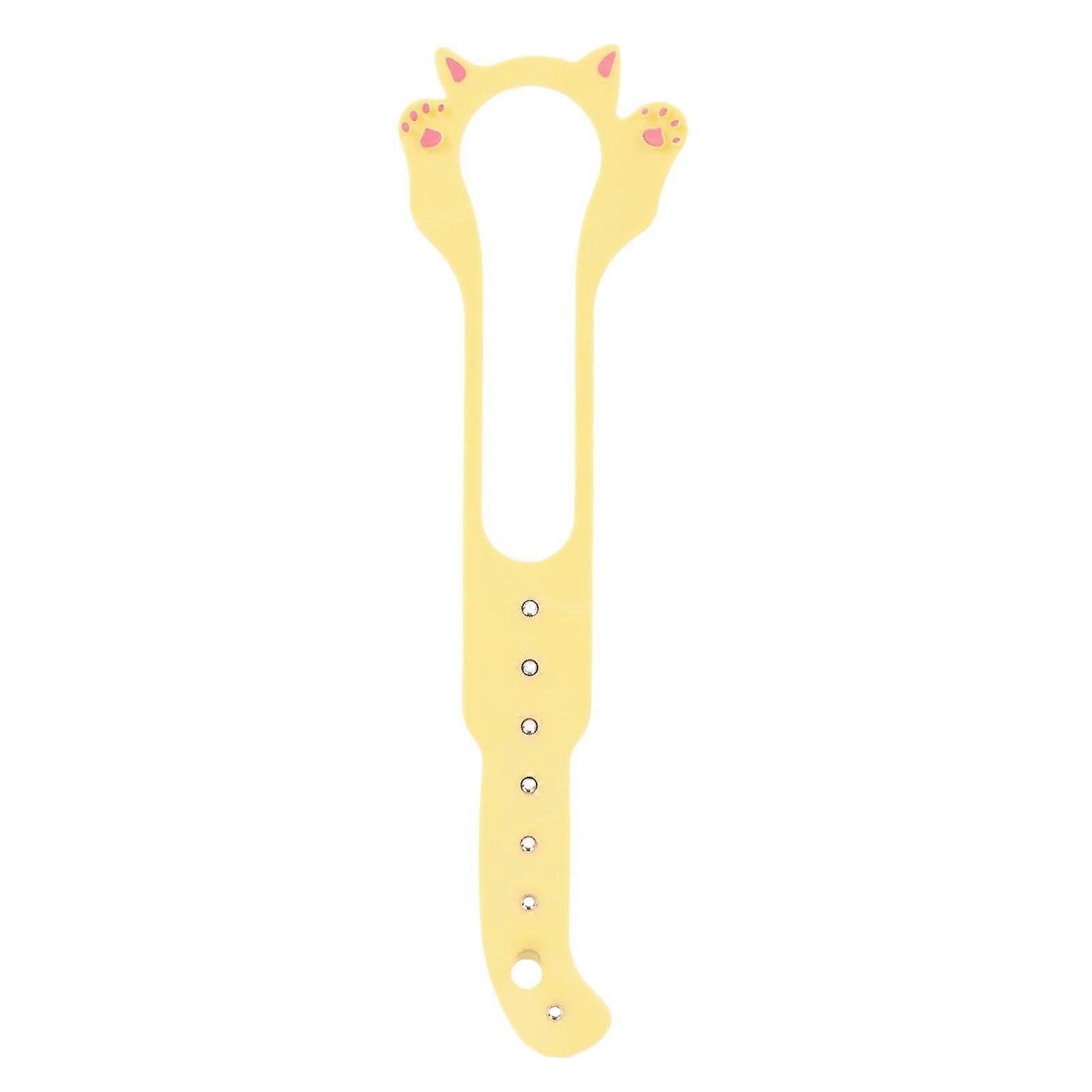Cat Door Latch Keeps Dogs Out Adjustable Width No Tools Installation Pet Gate Holder Yellow