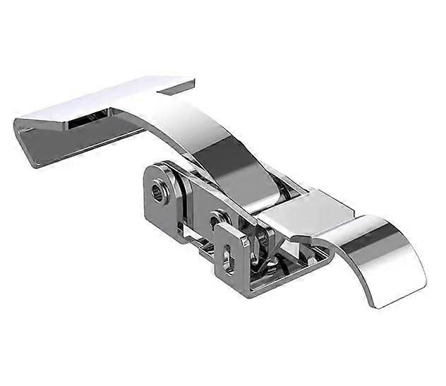 304 Stainless Steel Heavy Duty Toggle Latch, Spring Loaded Hasp Lock for Toolbox Trunk Case, 2PC Set