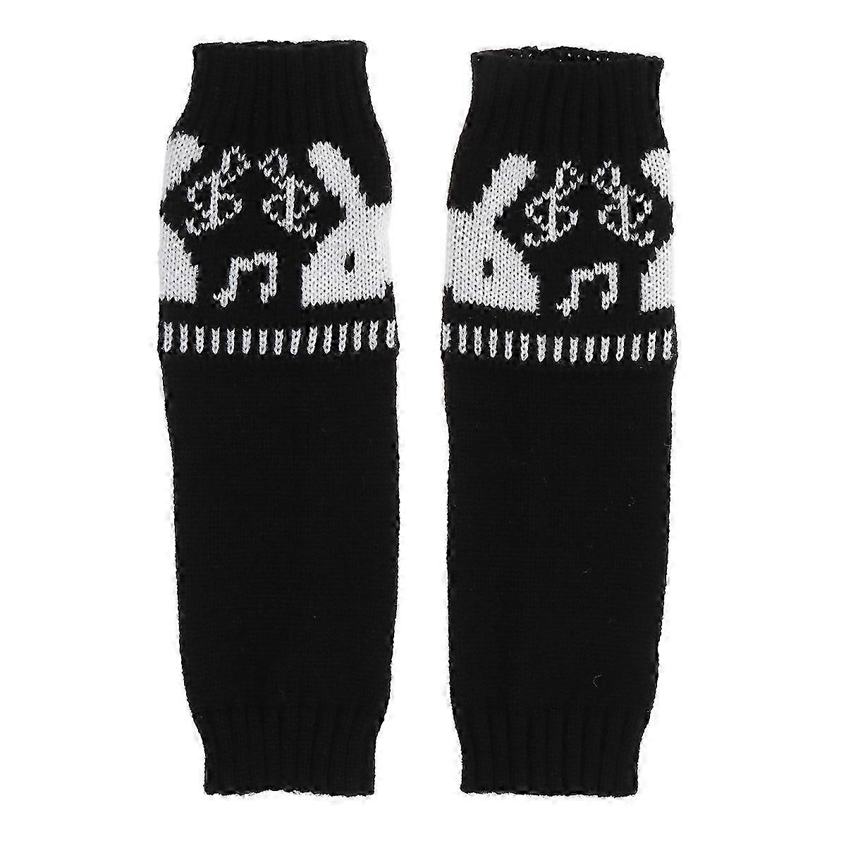 Thermal Fingerless Gloves Warm Arm Sleeves for Winter