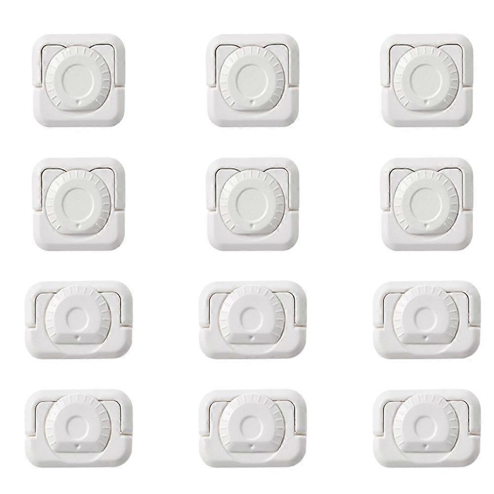 12pcs Household Outlet Plastic Covers Safe Child Proof Socket Protector
