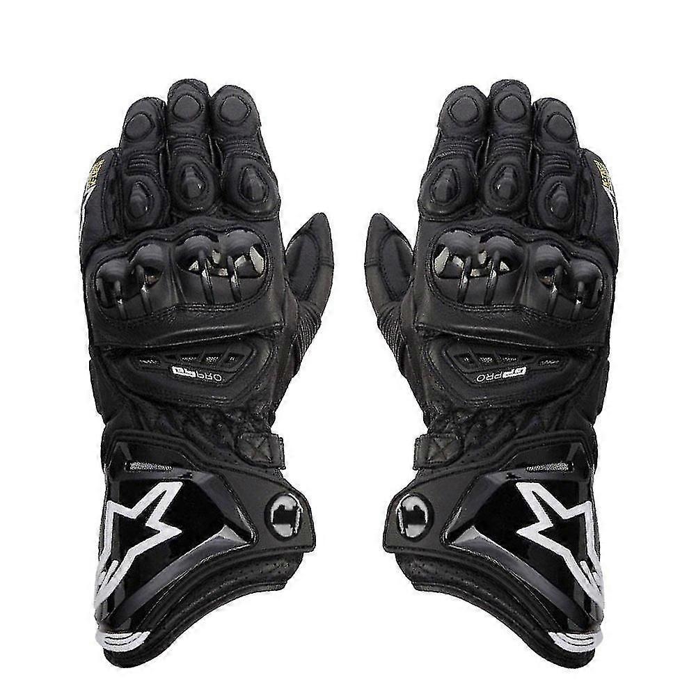 Racing Henuine Leder Motorradhandschuhe