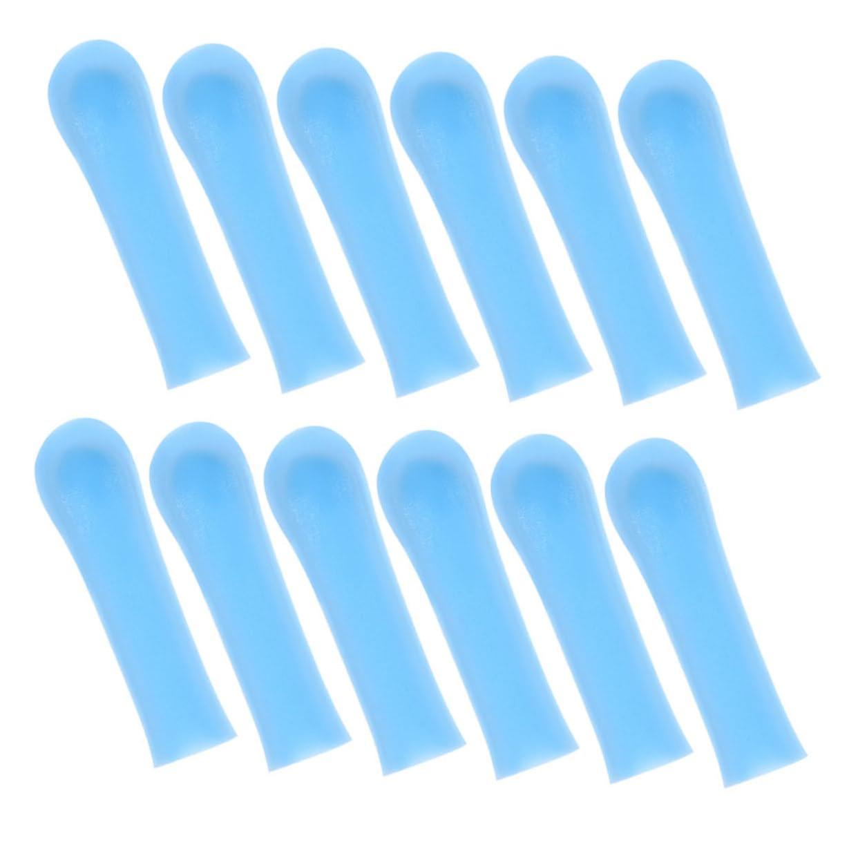 Ear Wax Removal Tool Tips  12pcs Soft Silicone Ear Spoon Replacement for Comfortable Cleaning