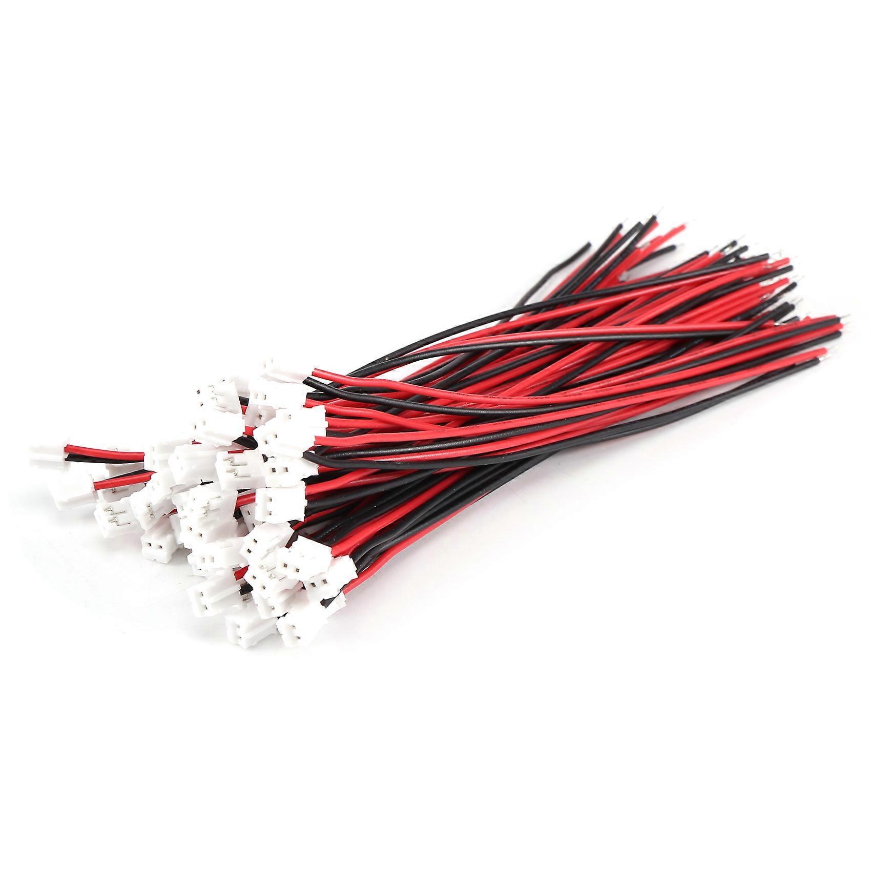 50Pcs Micro JST 2.0 2P Conector Macho Cables Cables