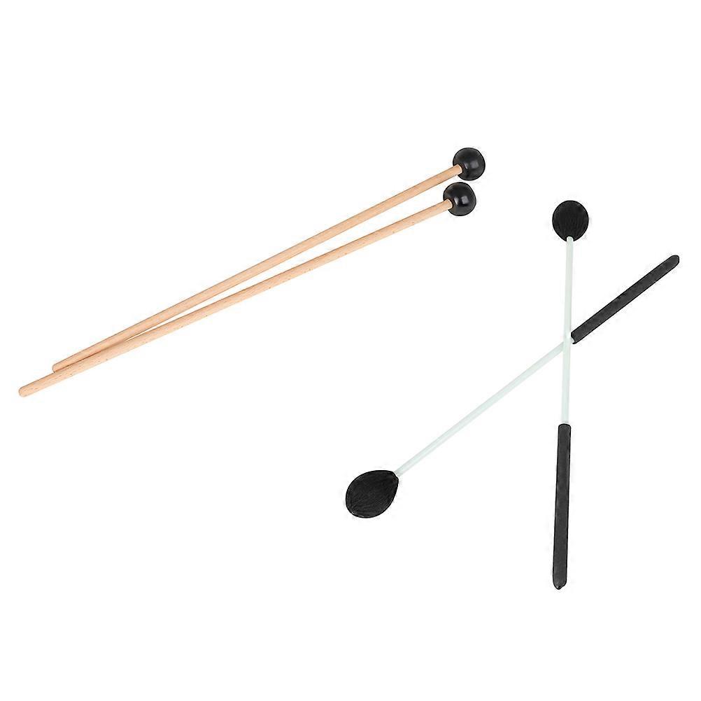 Marimba Sticks Mallets Percussion Mallets For Practice Sessions Professionals Rubber Woolen Yarn 4Set