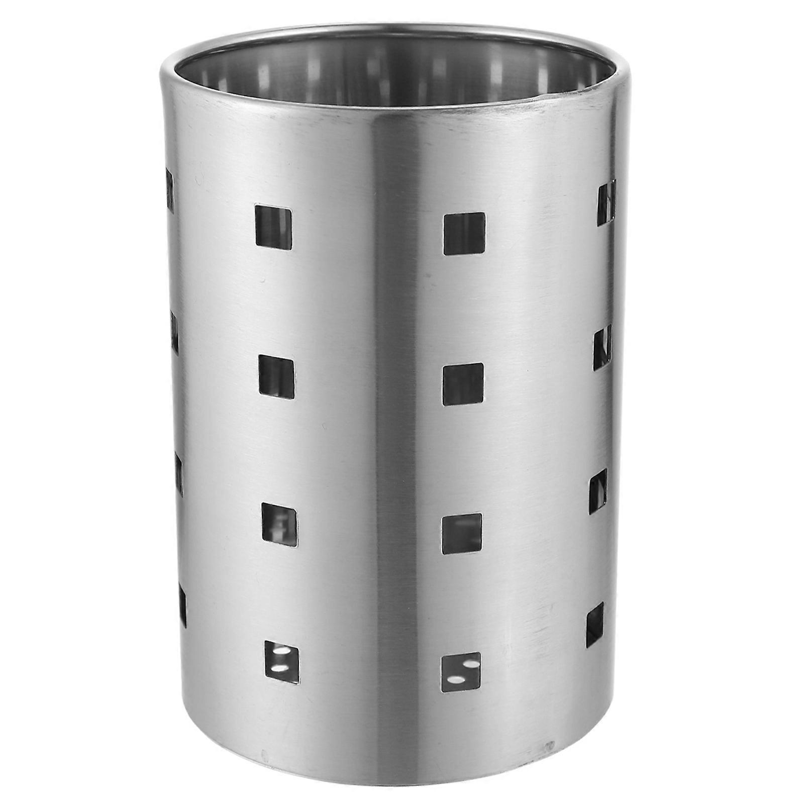 Silver Chopstick Holder for Kitchen Utensil Drying Rack