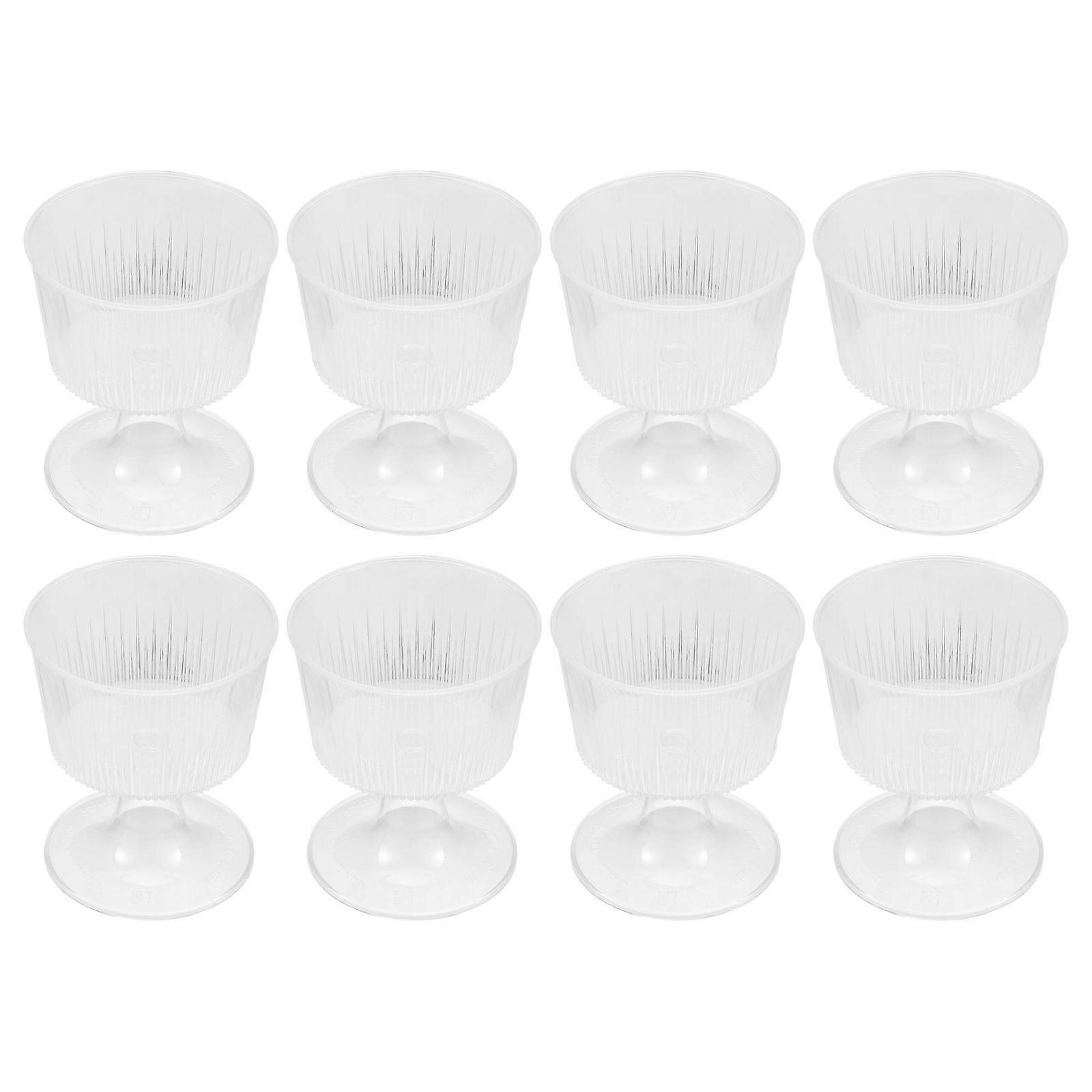 Cups Mini Transparent 6.3x6.3x7.2cm 1Set