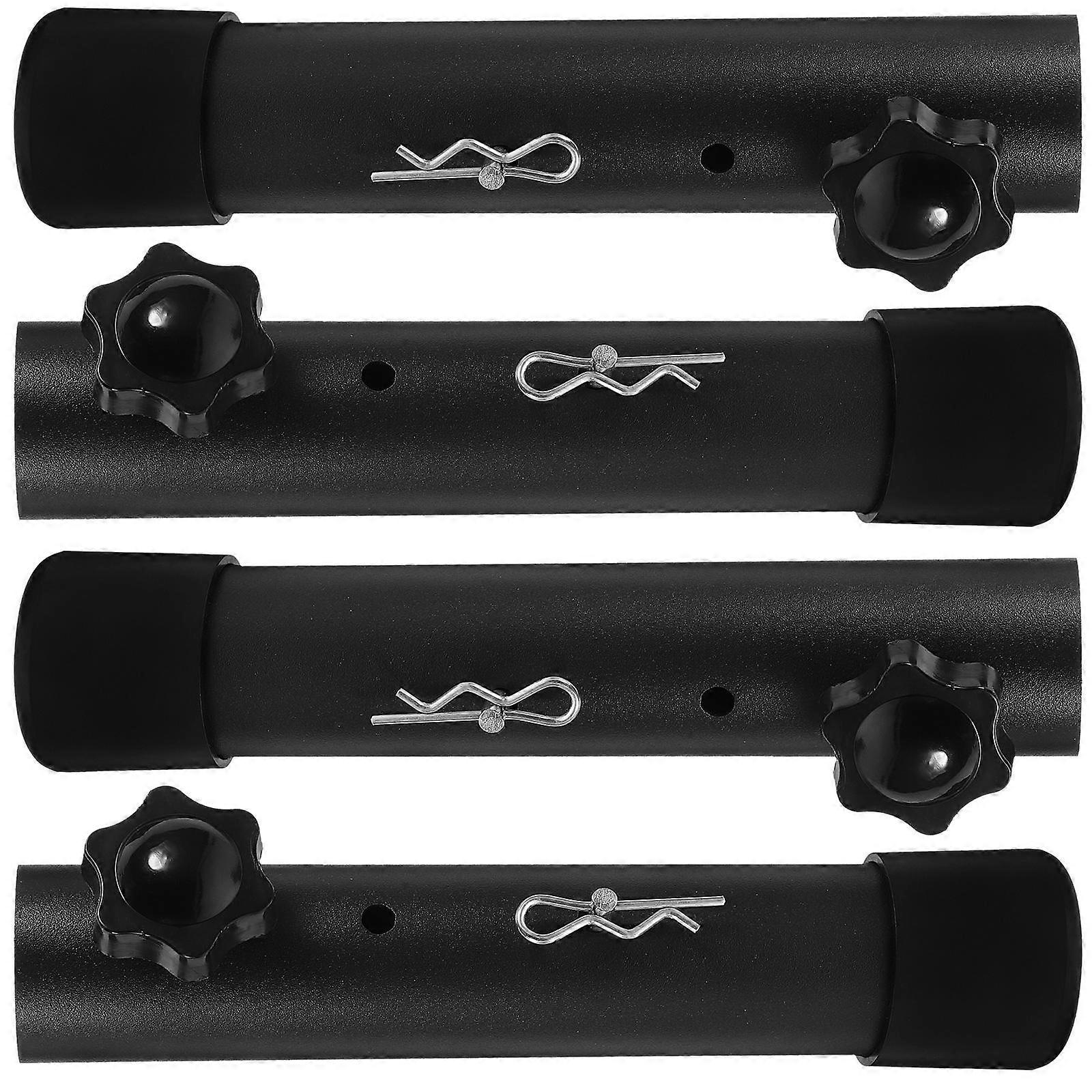 Table Height Extenders Metal Table Risers for Adjustable Desk Legs with 8Pcs