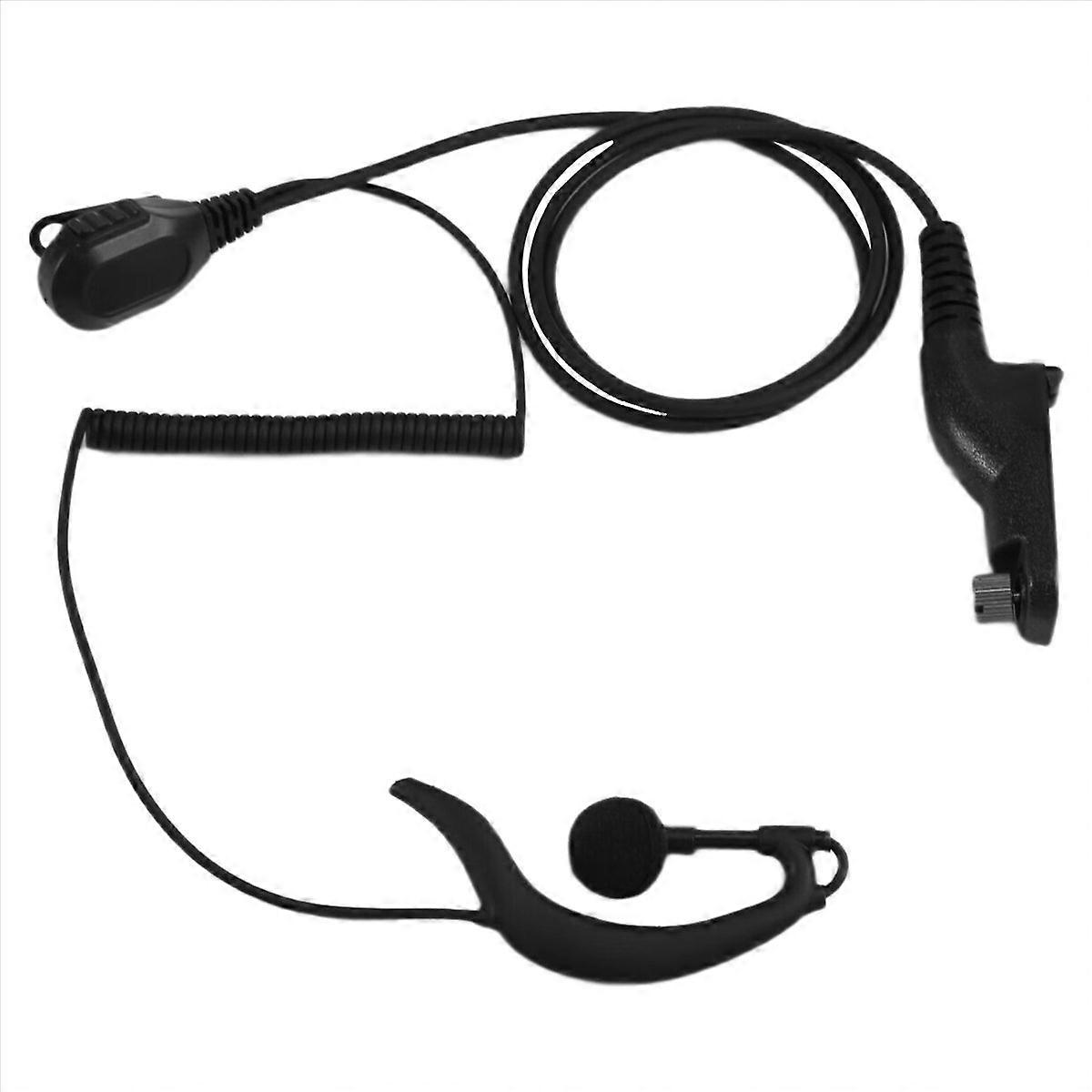 PTT Headset Mic Radios Flexible Earpiece