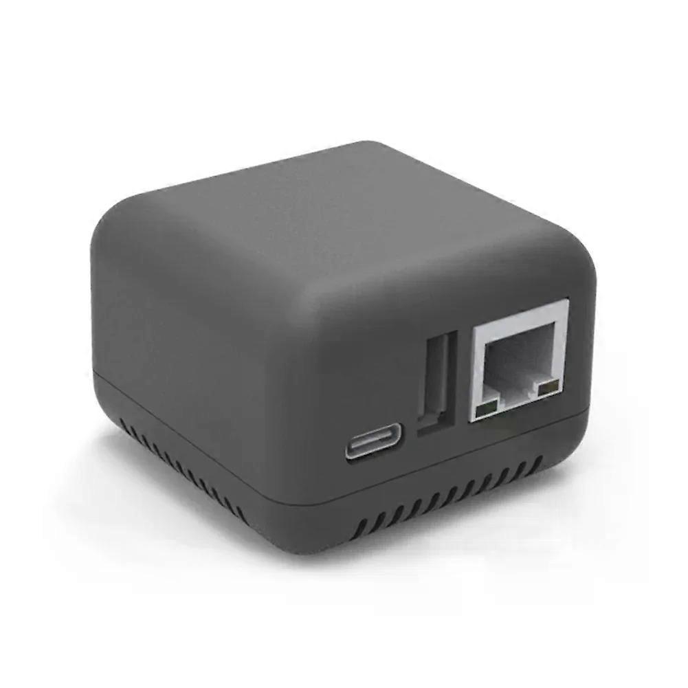 Wireless Print Server Transcompatible withm Your USB Printer into a WiFi Network Printer 2 Port USB Type C Print Server Adapter