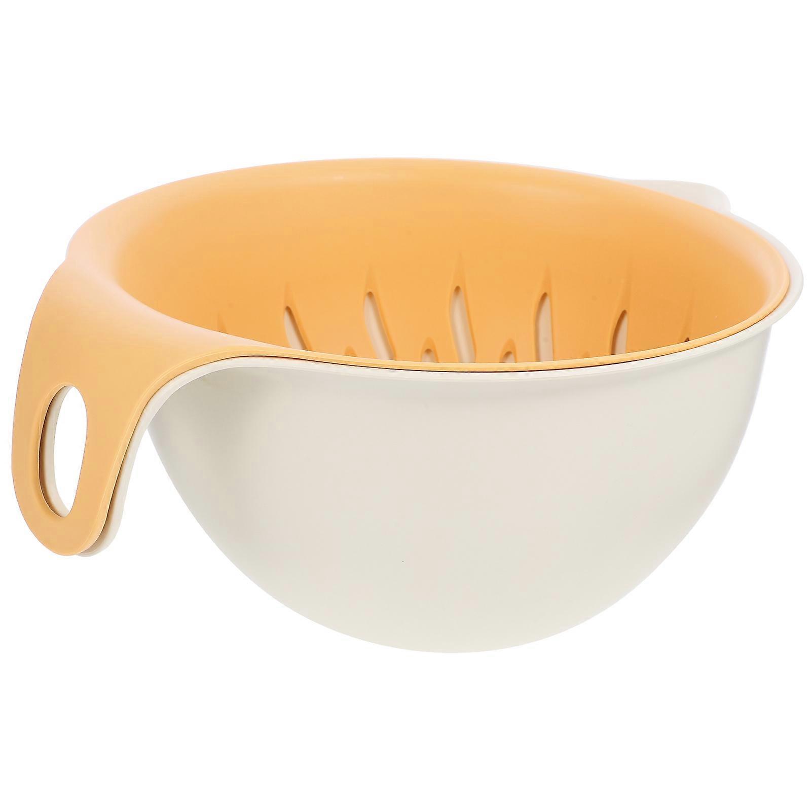 Reusable Drain Basket Double Layer for Vegetable Washing 2Pcs Kitchen Tool