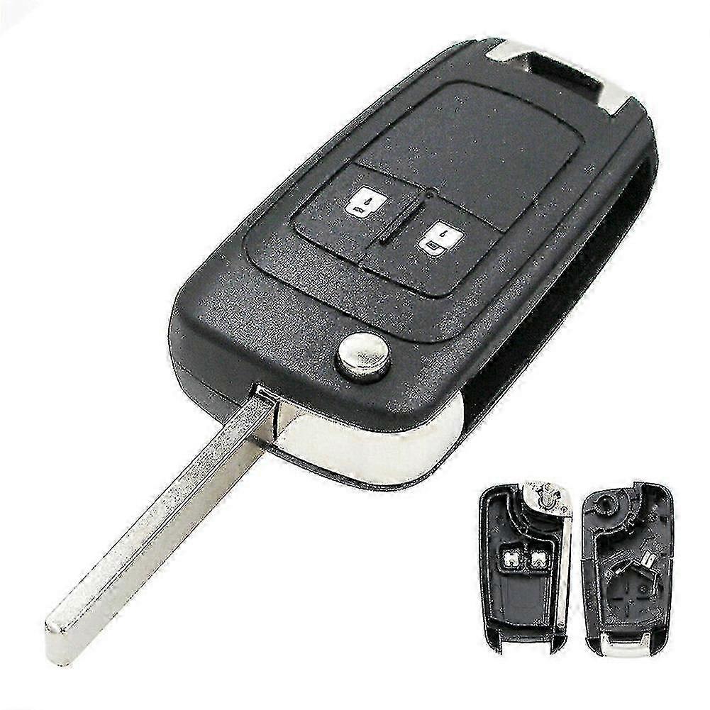 Opel Folding Key Case Replacement for Corsa E Astra J 2-Button