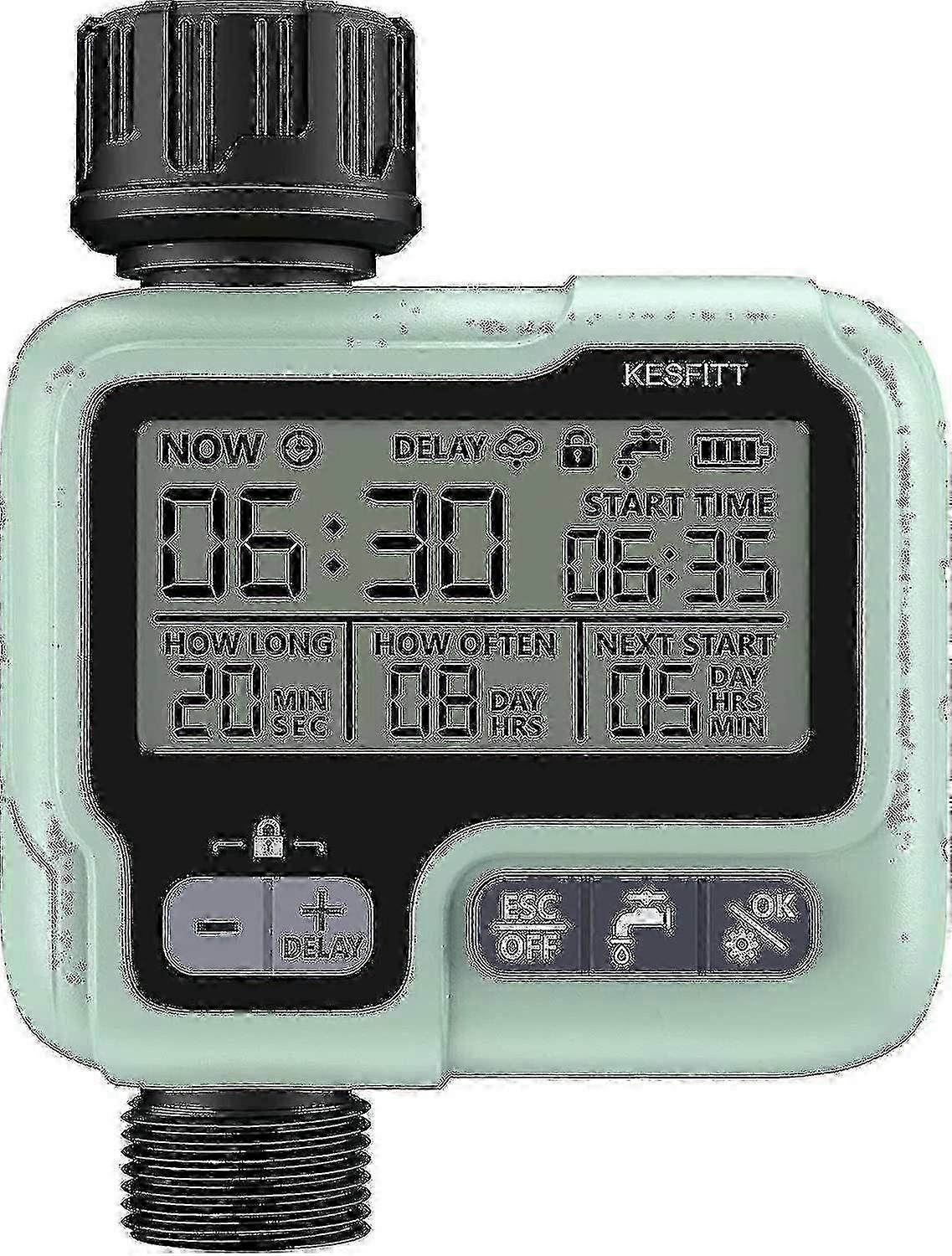Garden Sprinkler Timer,water Timer Programmable Outdoor Hose Timer With Rain Delay/auto/manual 3 Mod