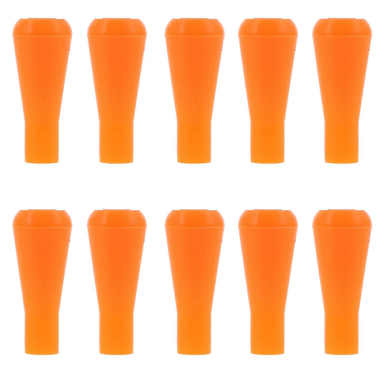 Rubber Arrowheads Arrowhead Replacements for Archery Practice 10Pcs Orange