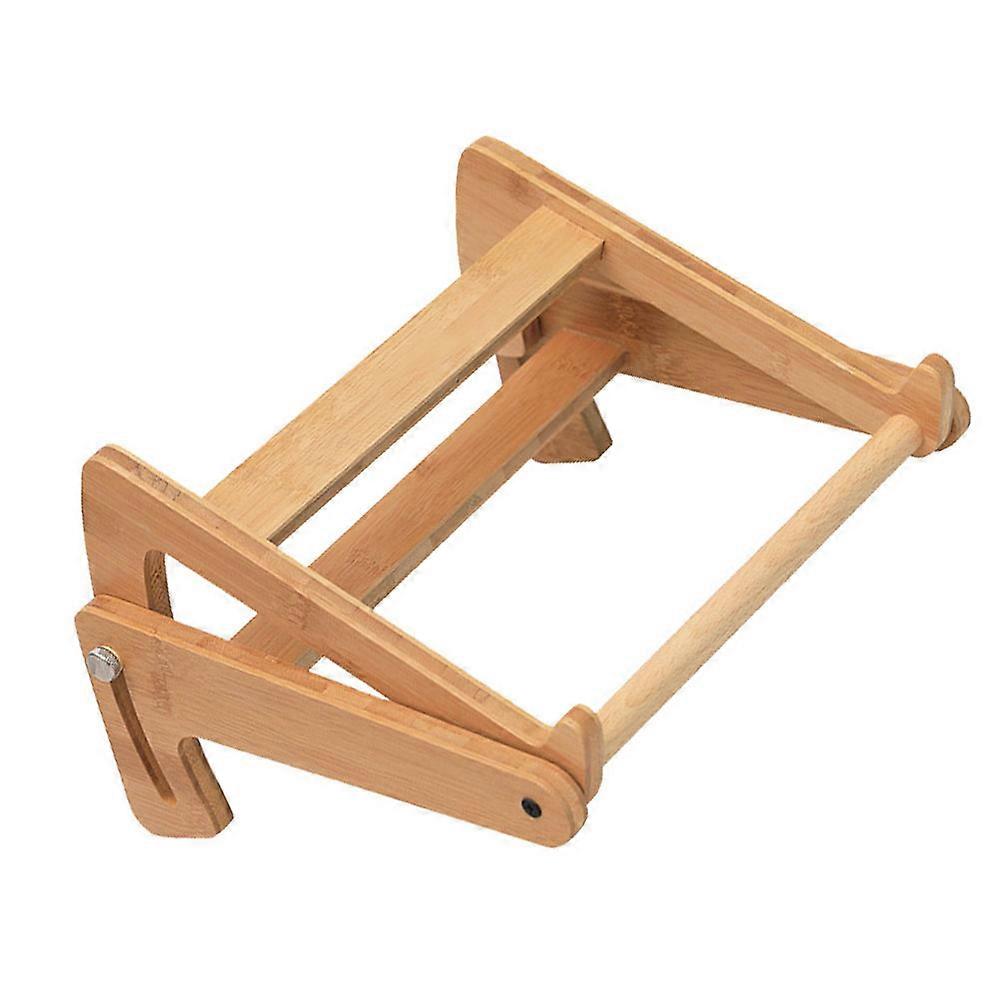 Notebook Stand Riser Wood Computer Stand with Adjustable Height 1Pcs for Office
