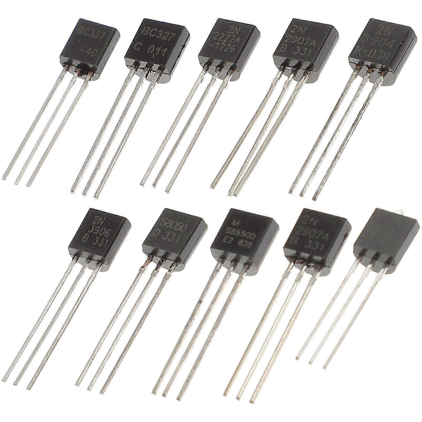 200pcs Electronic Components Transistor Kit Assortment Transistors Triode Transistors
