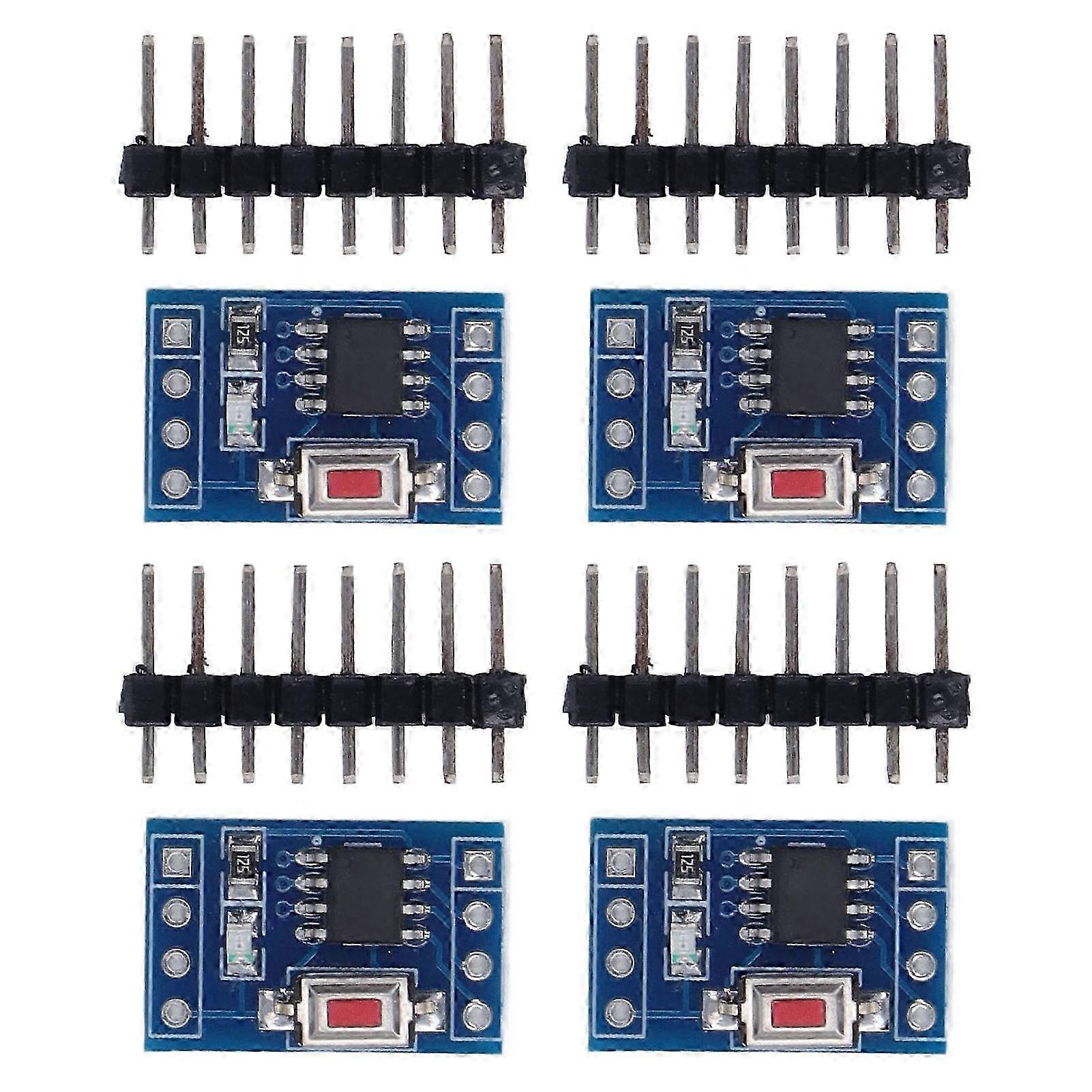 4 Sets Microcontroller System Board MCU Development Module STC15W204S Electronic Component