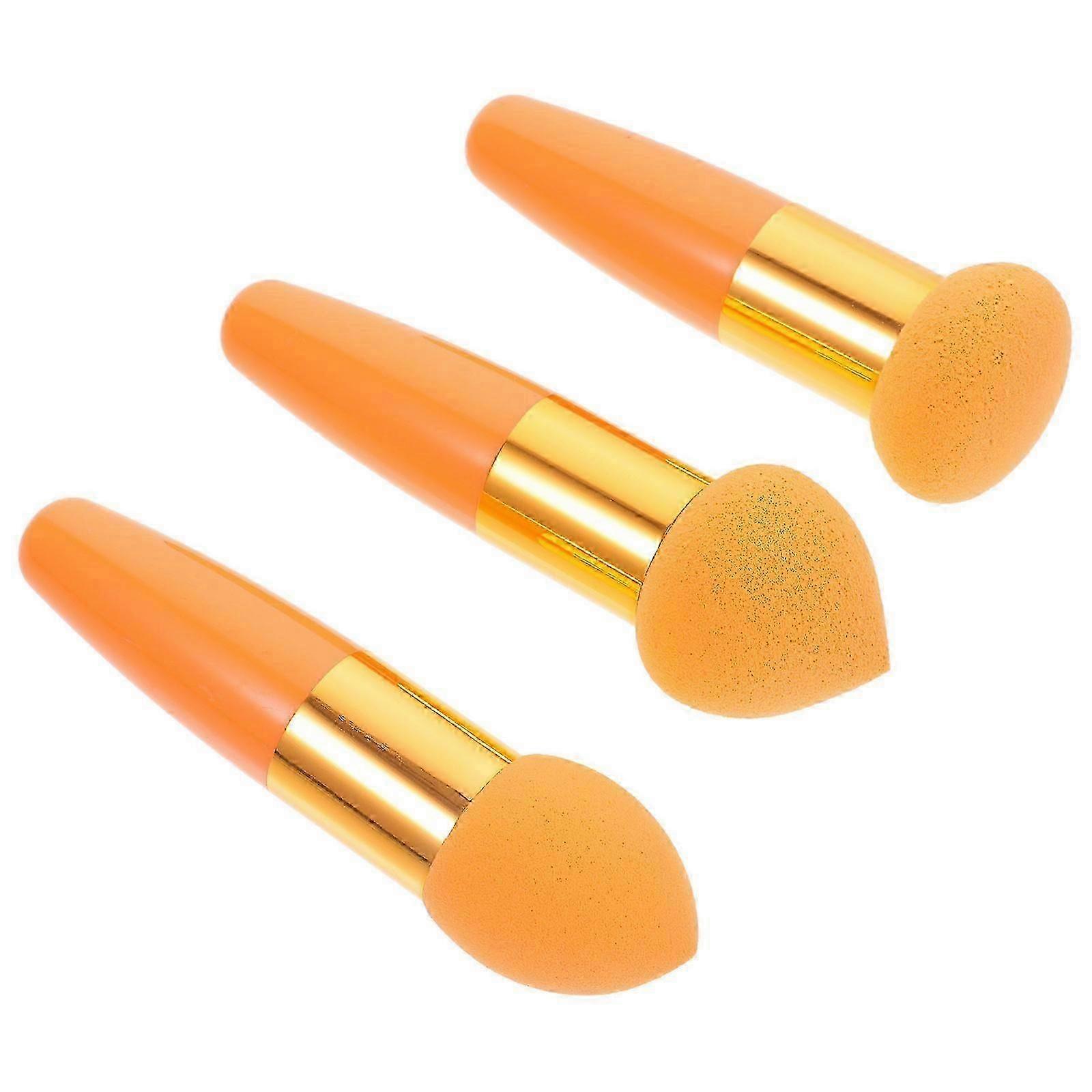 Makeup Applicator Foundation Sponge Brush for Makeup Use 3Pcs
