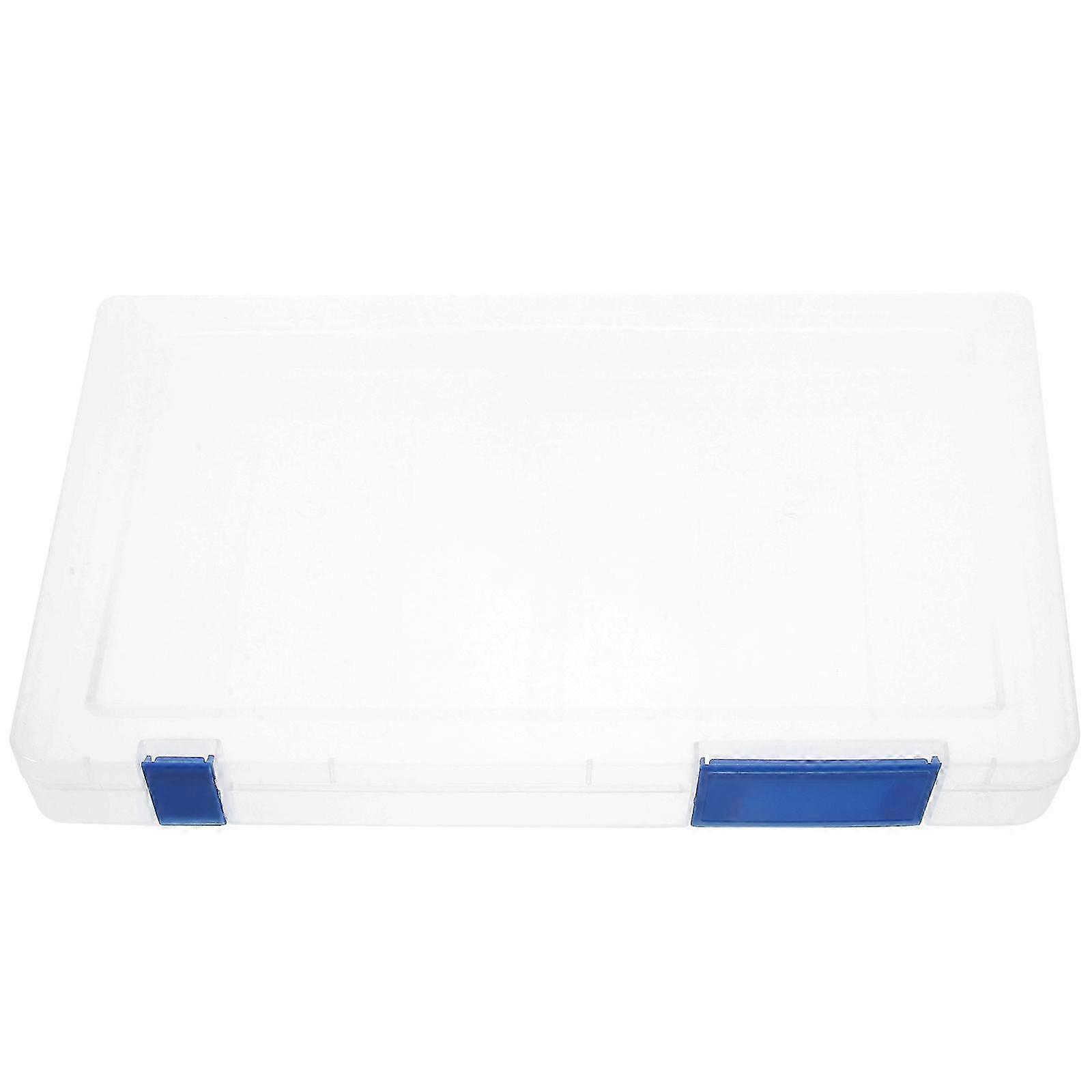 Scrapbook Paper Storage Case Portable Project Case Office Plastic Document Holder