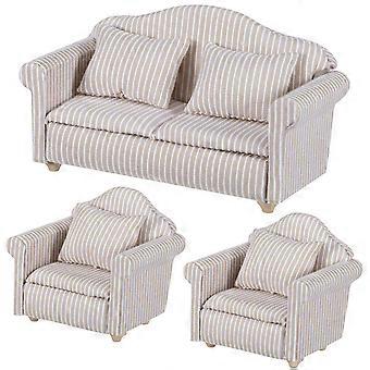 3 stk sofa kaster sofaer sofa legetøj sofa legetøj miniature sofa miniature møbler ornament miniature sofa