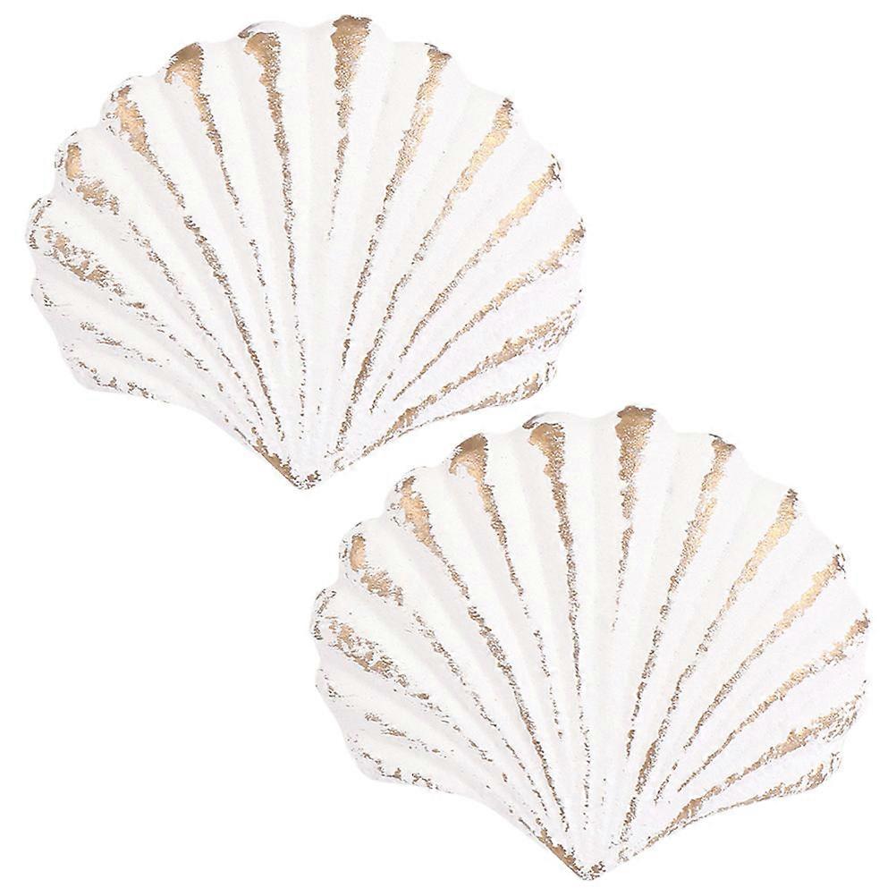 2PCS Ocean Theme Seashell Drawer Handle Household Decorative Door Drawer Pull