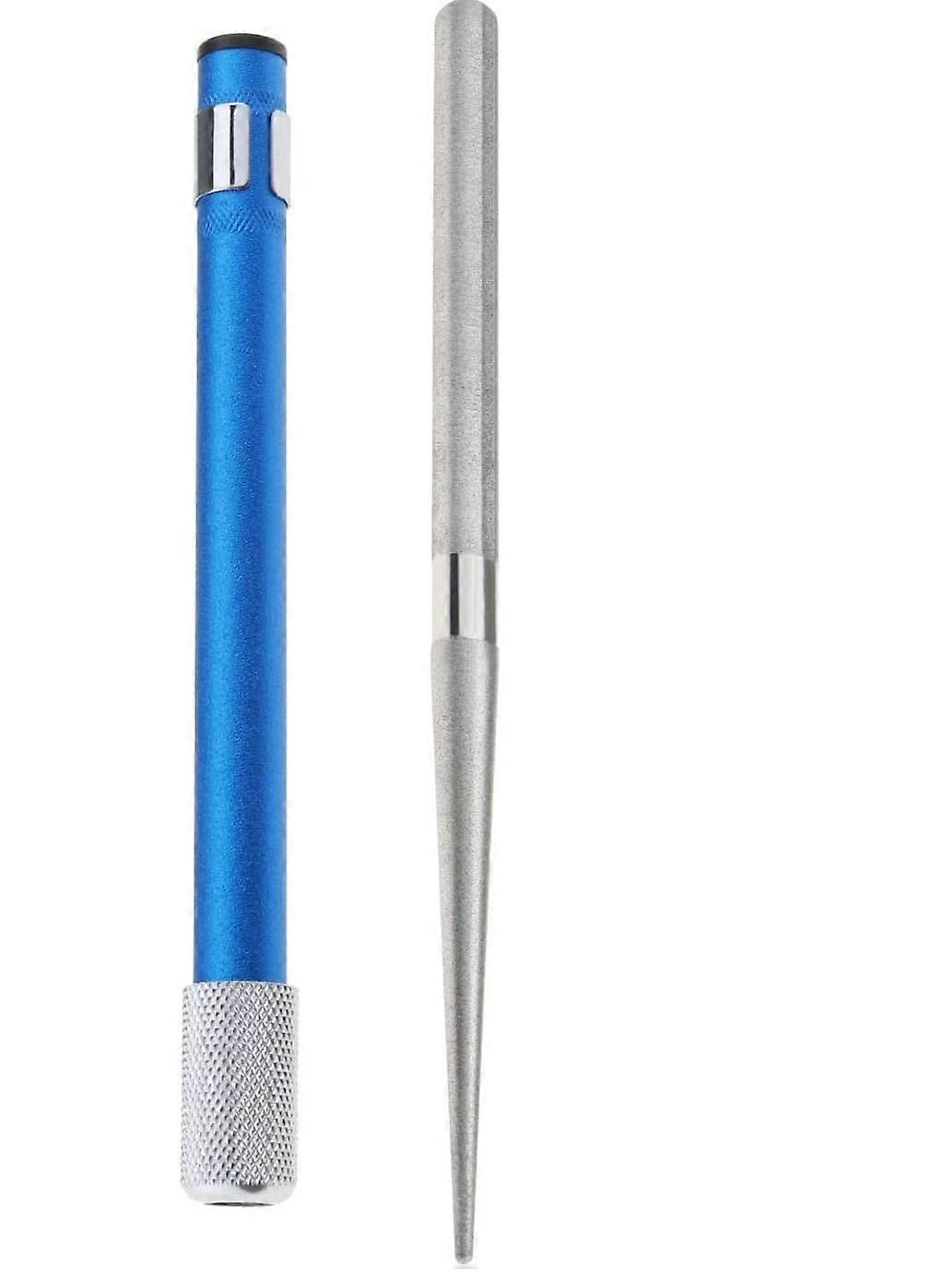 Portable sharpening bar, outdoor sharpening tool, two-head pen diamond sharpener