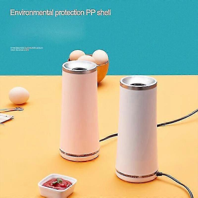 Automatic Egg Roll Machine Egg Cup Mini Egg Cooker Instant Breakfast Machine-uk Plug-pink
