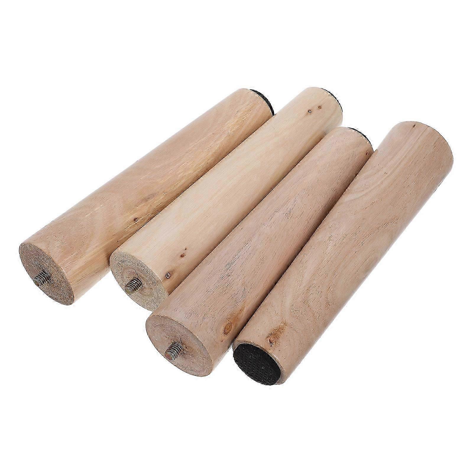 Furniture Legs Sofa Legs Set for Durable Solid Wood 4Pcs Replacement