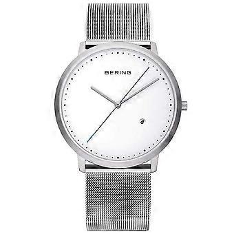 Bering Men's Watch Wristwatch Slim Classic - 11139-004 Mesh Band