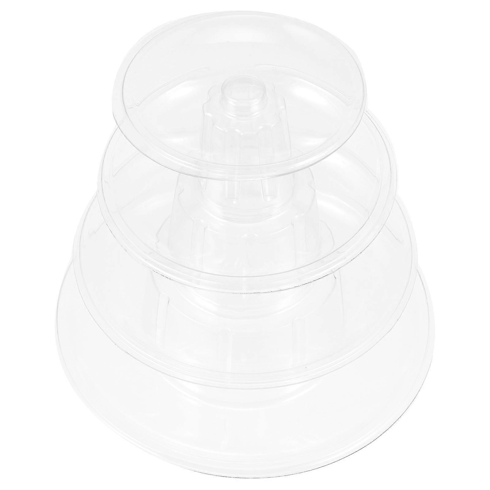 Multi-layer Macaron Display Rack Transparent Cupcake Stand Party Dessert Rack Cake Stand