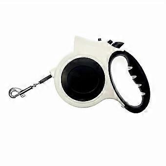 Opplyst, uttrekkbart hundebånd, justerbart, perfekt kompatibel med mellomstore og store hunder, perfekt kompatibel med nattlige turer og løpeturer