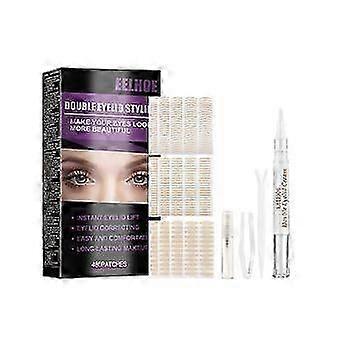 EELHOE Doppelte Augenlidaufkleber, spurlos natürlich unsichtbar, ohne Kleber, atmungsaktiv und langlebig, super natürliches Beauty-Augenaufkleber-Set
