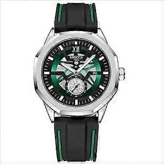 NIBOSI Casual Sport Watch for Men Top Brand Luxury Military Leather Watch Man Clock Fashion Chronograph Wristwatch Relogio 26-27