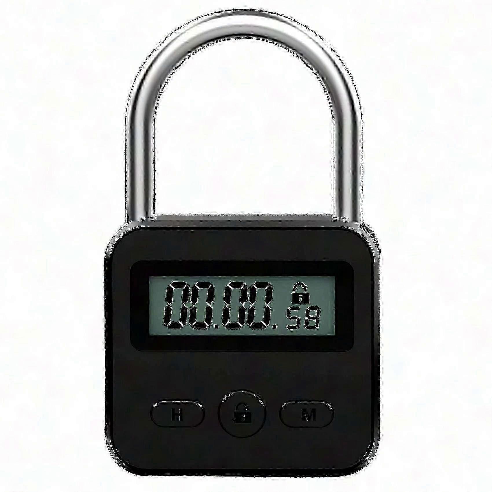Metal Timer Lock LCD 99-Hour Max USB Time Padlock - KM