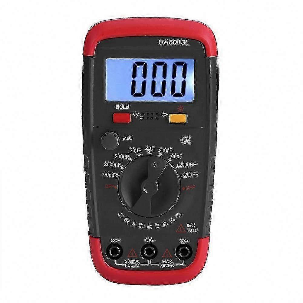Digital Capacitance Meter Multimeter, 0.1pF - 20,000uF Capacitor Tester with LCD Backlight