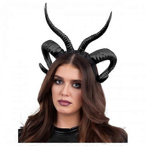 Smiffys Double Demon Horn Headband