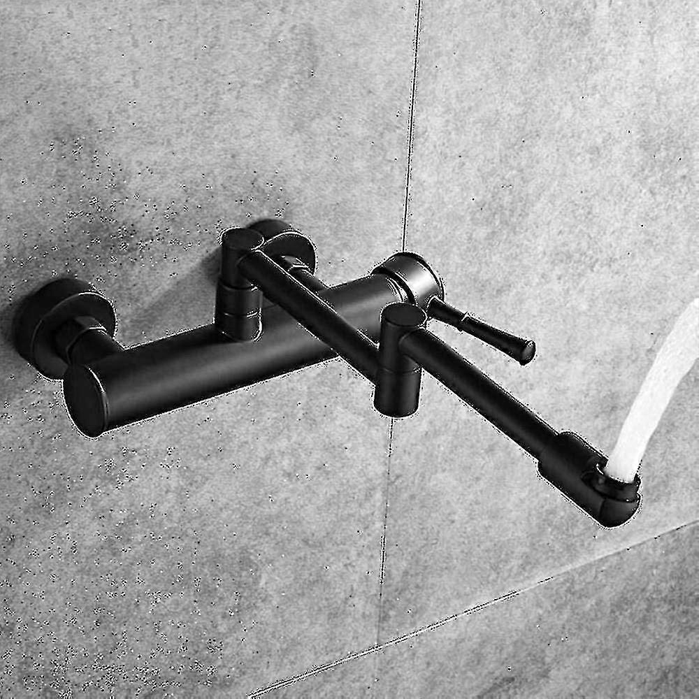 Wall-mounted Kitchen Faucet, Folding Telescopic