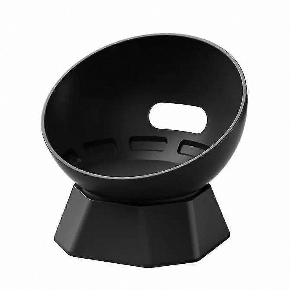 Liquid Silicone Base Compatible with Echo Dot5 / Echo Dot4, Black Desktop Speaker Stand