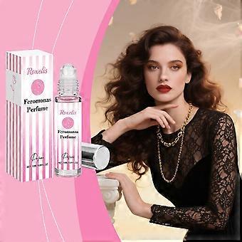 2 unidades de perfume roll-on, fragrância de rosas, elegante e fresco, para mulheres, adequado para o dia a dia e festas.