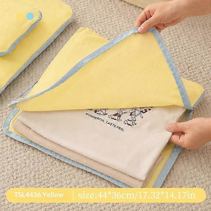 1Pc Foldable Compression Packing Cube Waterproof Large Capacity Clothes Storage Bag Lightweight Space Saving