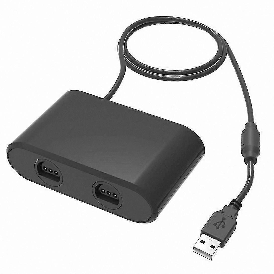 2-Port USB Controller Adapter Compatible with Nintendo 64, Switch OLED, and Windows PC