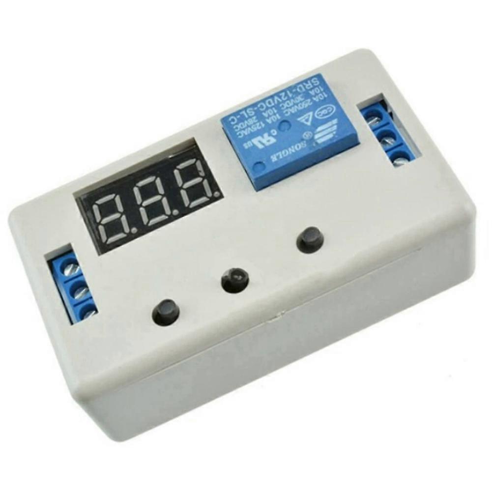 DC 12V Time Delay Relay LED Digital Automation Timer Control Switch Timing Relay Module PLC Trigger Switch Three Button