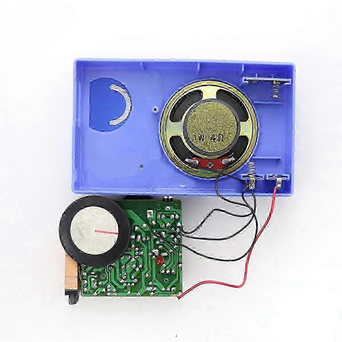 Radio Receiver 6 Transistor Schematic+Enclosure Speaker DIY Kit
