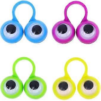 25-26 12 Pcs Eye Finger For Kids Children Halloween (random Color)