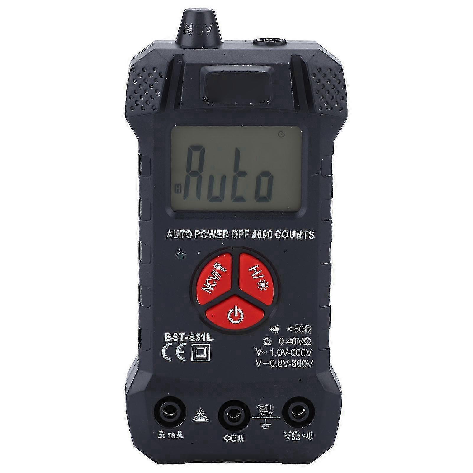 LED-Illuminated Auto-Ranging Multimeter