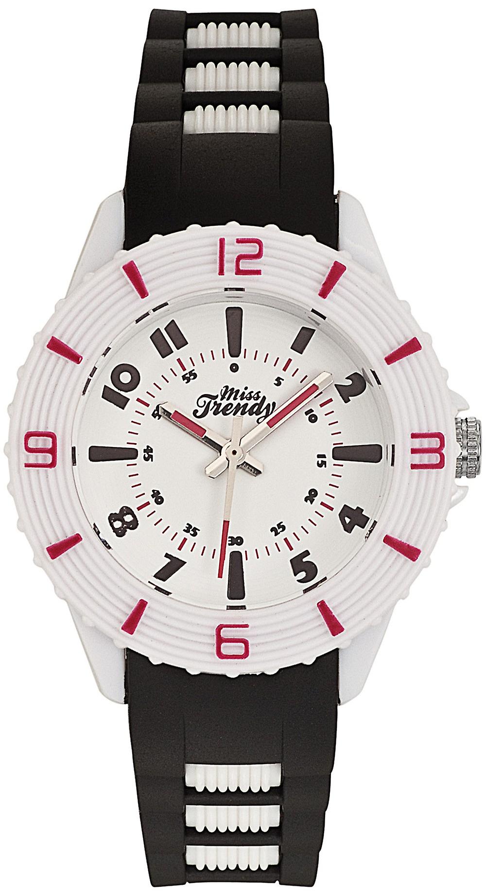 Miss trendy Quartz Analog Child Watch with KL267 Plastic Bracelet