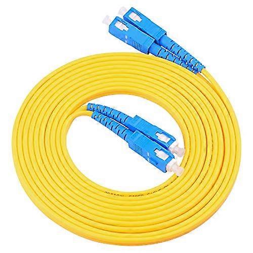SC to SC Singlemode Duplex Fiber Optic Patch Cable 2m with Reliable Connectivity and LSZH Jacket