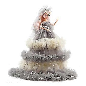 Baby Doll Dress for Princess School Dress up Toy Cute Birthday Festival Gifts@ff