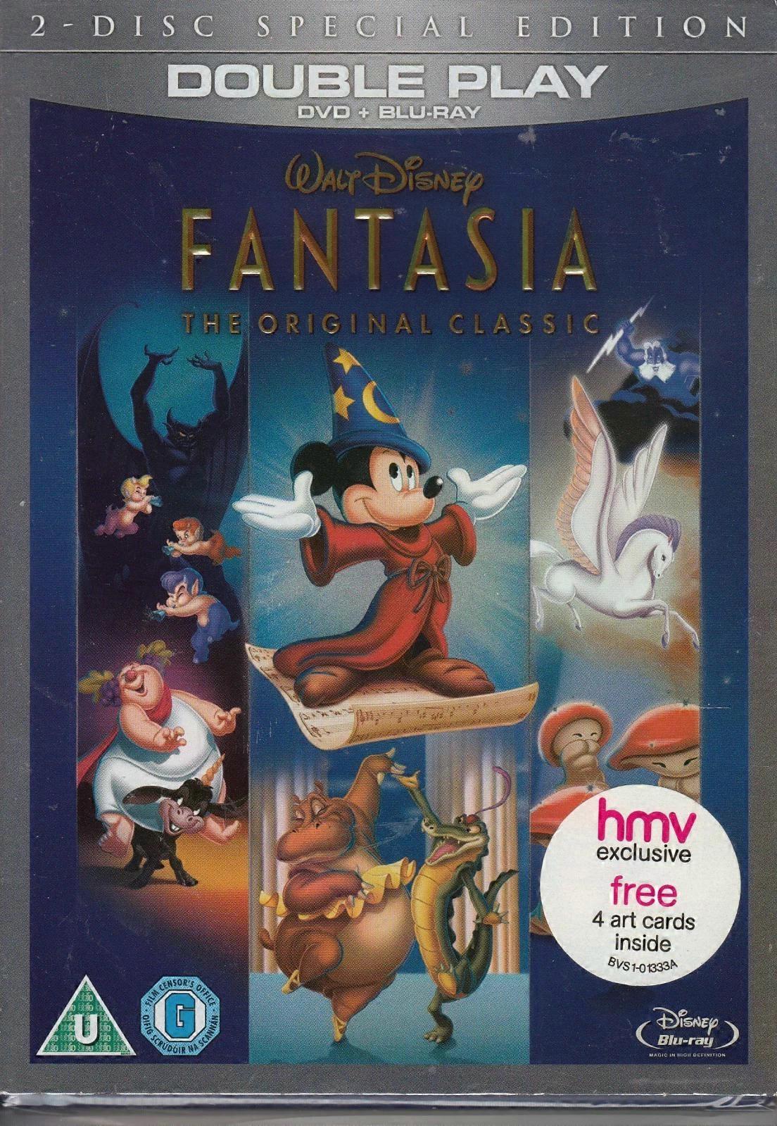 Fantasia Doubleplay DVD & Blu-ray - 2 Disc spec edit